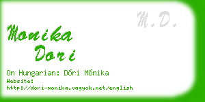 monika dori business card